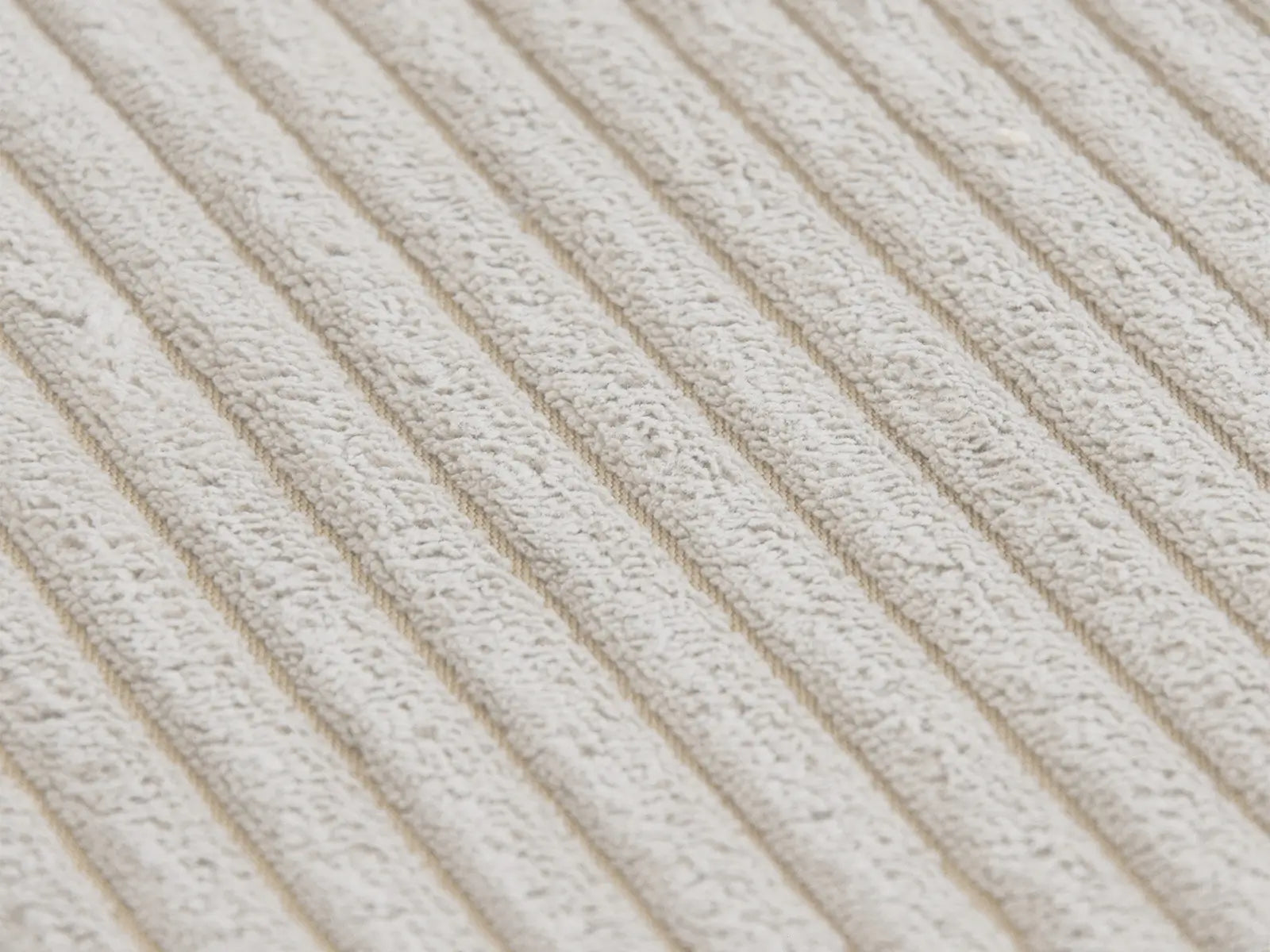 Matrix Modern Modular Sofas Covers | Corduroy Beige Sofa Cover for 4-Seater With 2 Ottomans