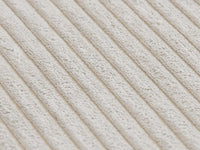 Fundas para sofás modulares modernos Matrix | Funda de pana beige para sofá de 3 plazas con 2 otomanas