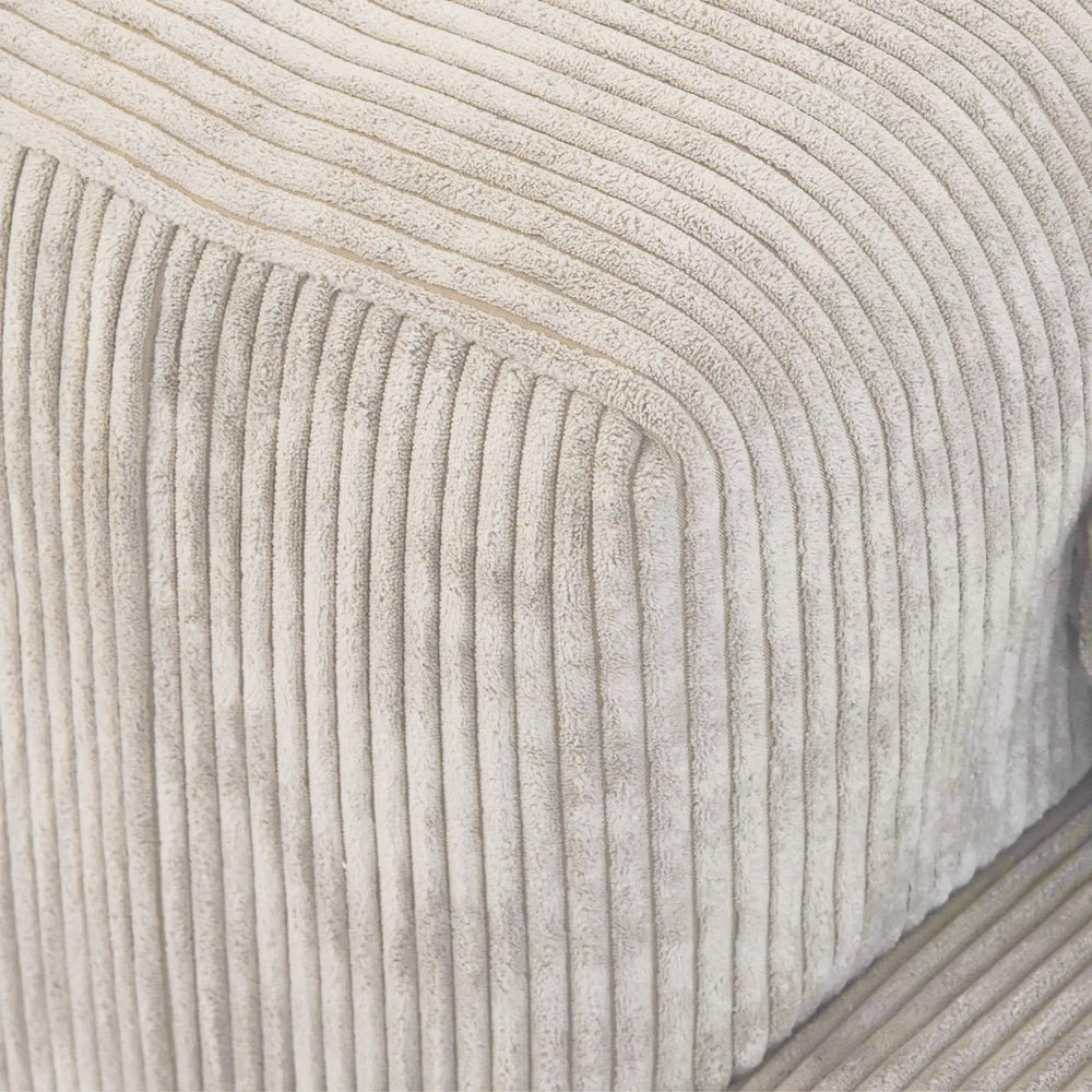 Matrix Modern Modular Sofas | Beige Corduroy Couch Sectionals 4-seaters