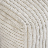 Matrix Modern Modular Sofas | Beige Corduroy Ottomans