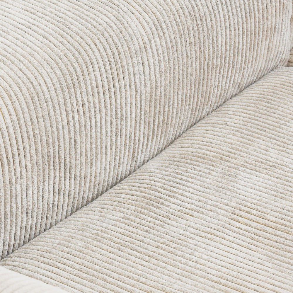 Matrix Modern Modular Sofas | Beige Corduroy Couch Sectionals 4-seaters