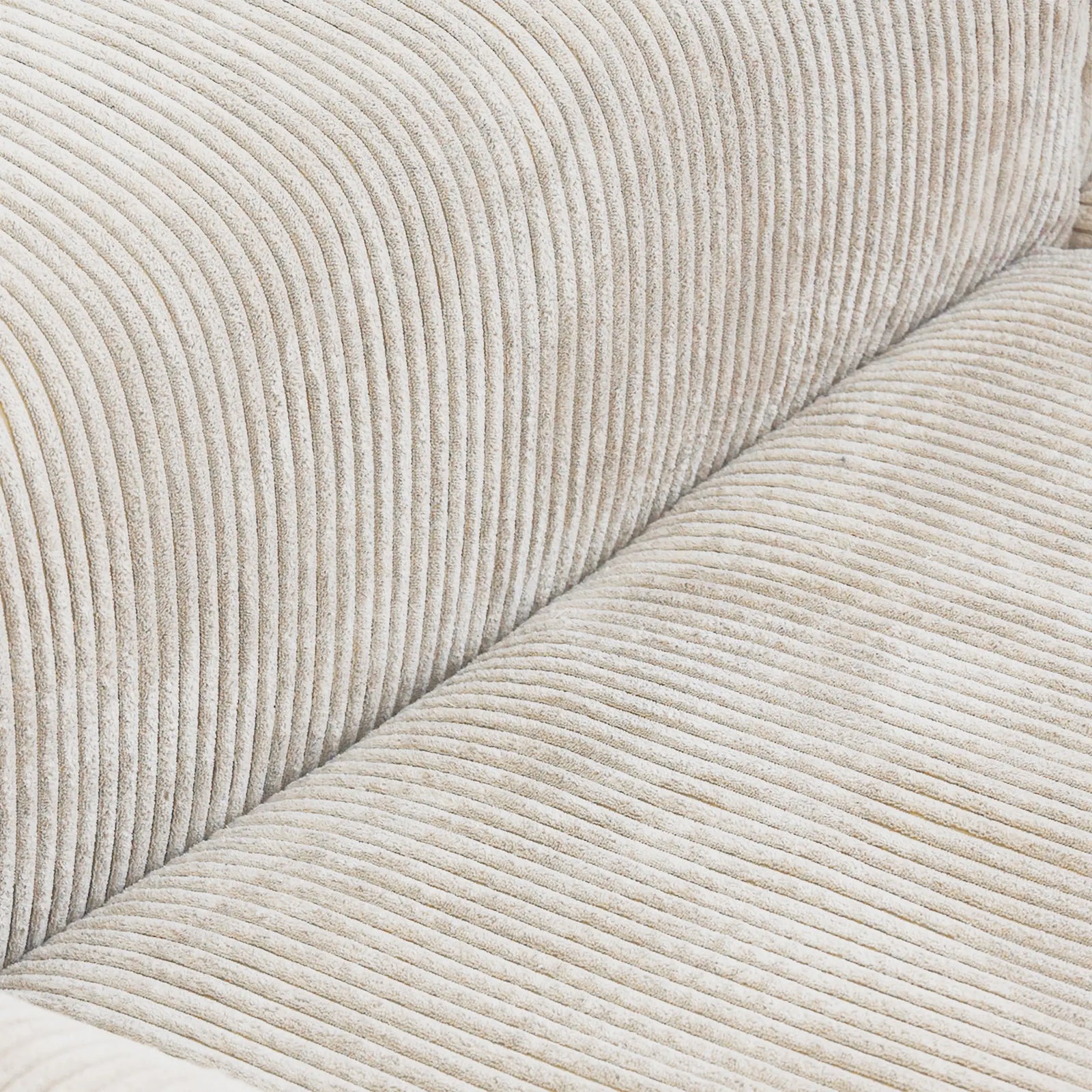 Sofá de dos plazas Matrix, color beige, lavable | 2 piezas, tela de pana, diseño modular