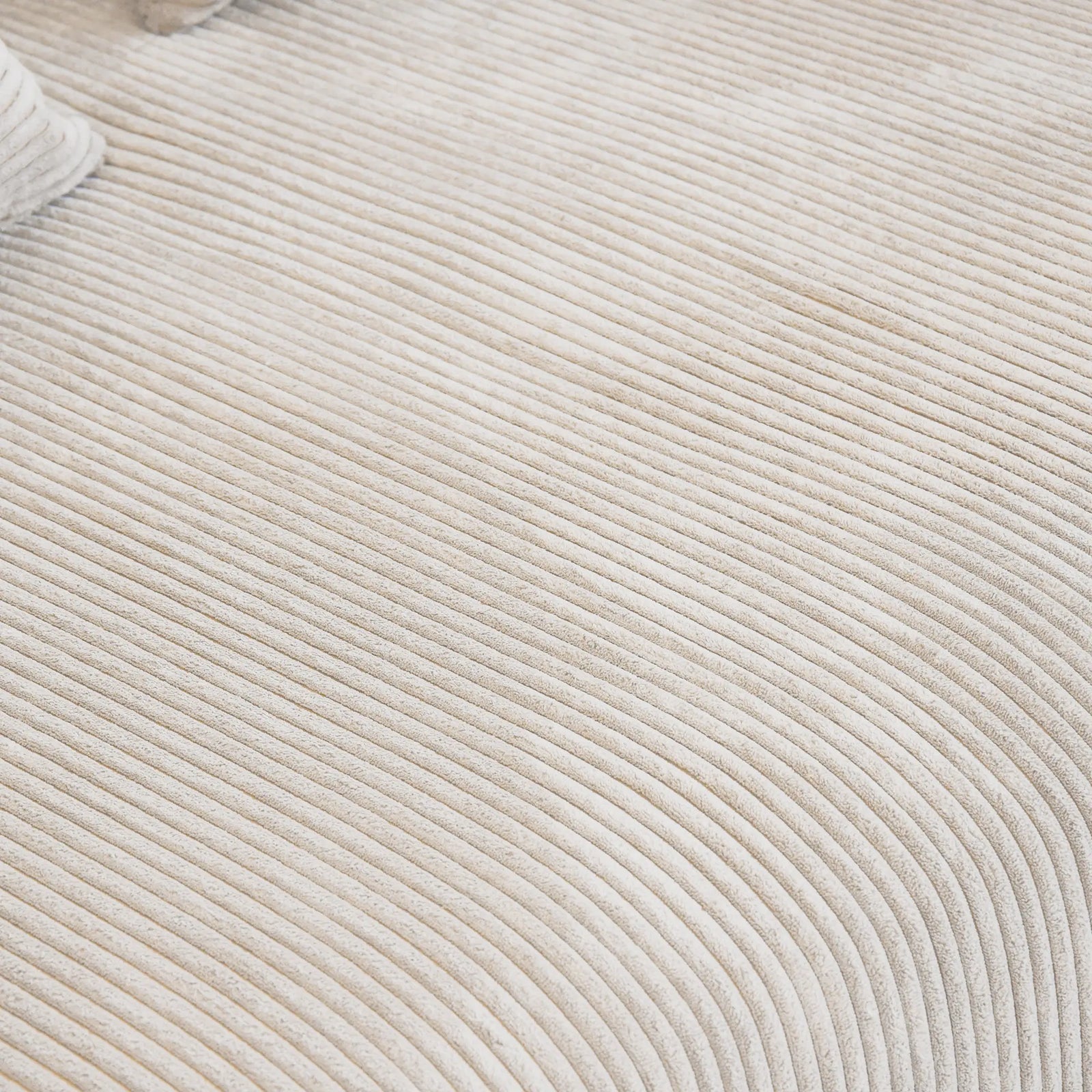 Sofá de dos plazas Matrix, color beige, lavable | 2 piezas, tela de pana, diseño modular