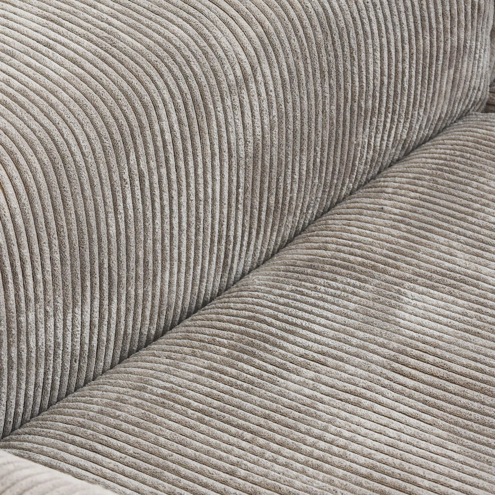 Matrix Modern Modular Sofas | Brown Corduroy U shaped Sectionals 6-seaters