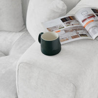 Matrix Classic Modular Sofas | White Cotton and Linen Couch Sectionals 4-seaters