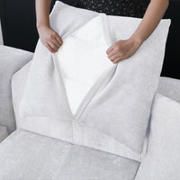 Matrix Classic Modular Sofas | White Cotton and Linen Couch Sectionals 4-seaters