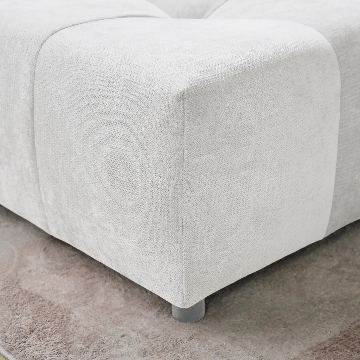 Matrix Classic Modular Sofas | White Cotton and Linen Couch Sectionals 4-seaters