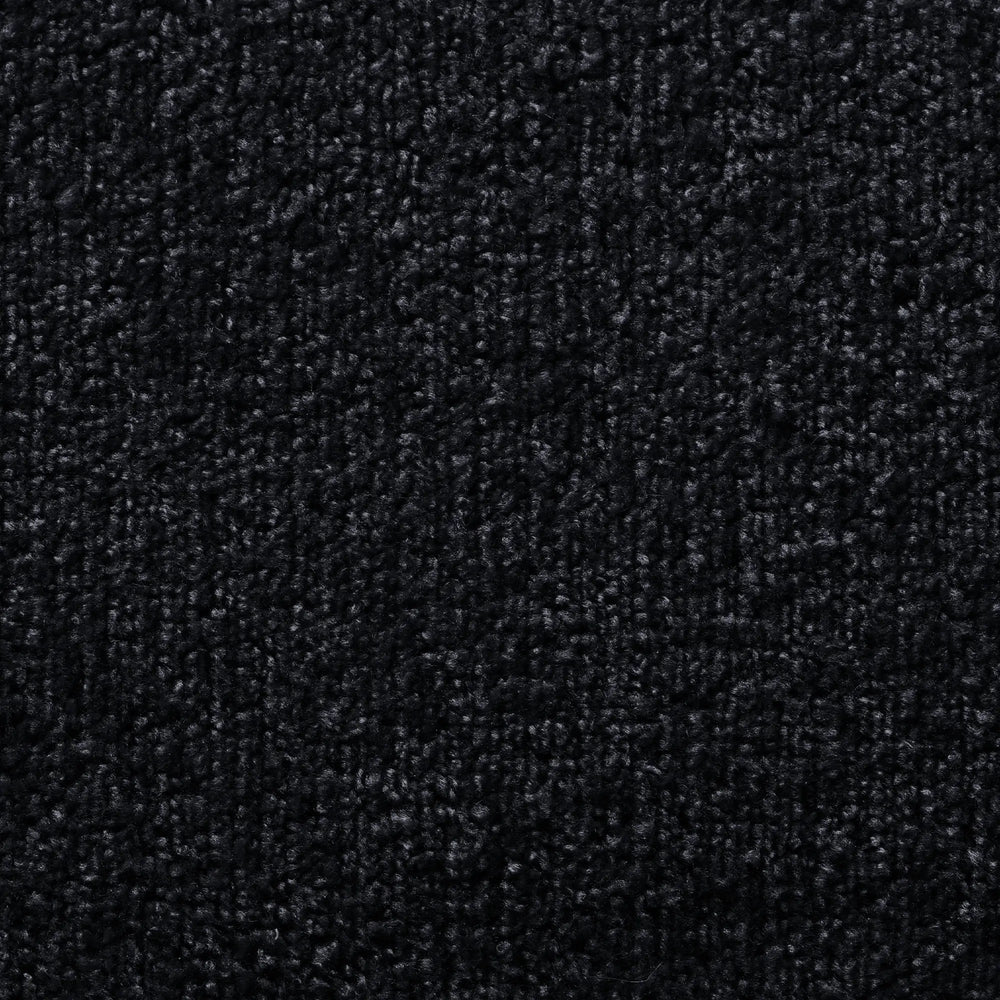 Matrix Classic Sectional Sofas | Black Corduroy U shaped Sectionals 4-seaters with 1 Ottoman