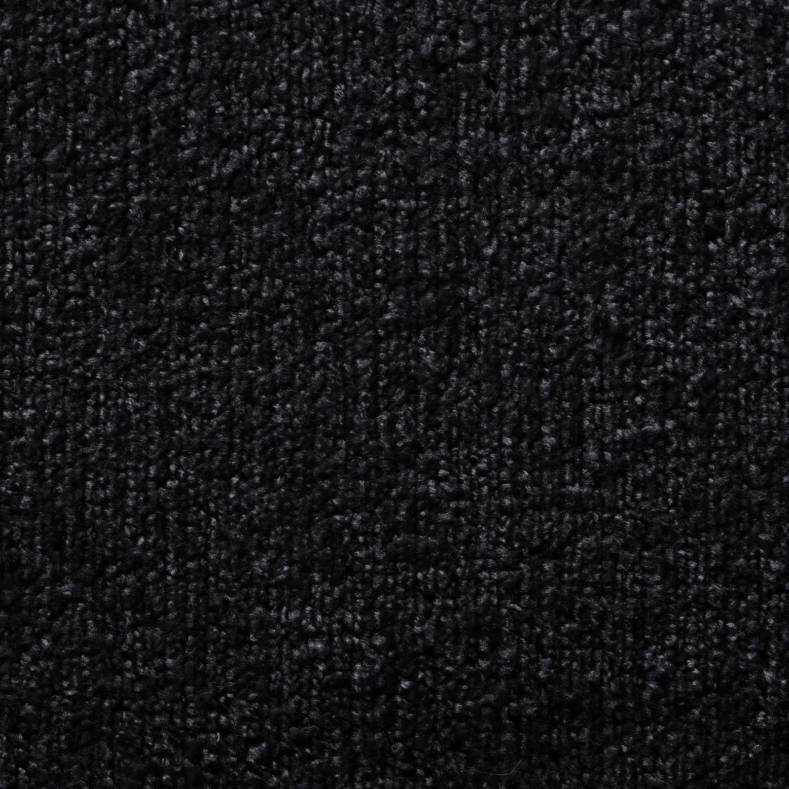 Sofá modular en forma de U Matrix de 3 plazas, color negro | Juego de 5 piezas (incluye 2 otomanas), tapizado en terciopelo Cloud, diseño espacioso.