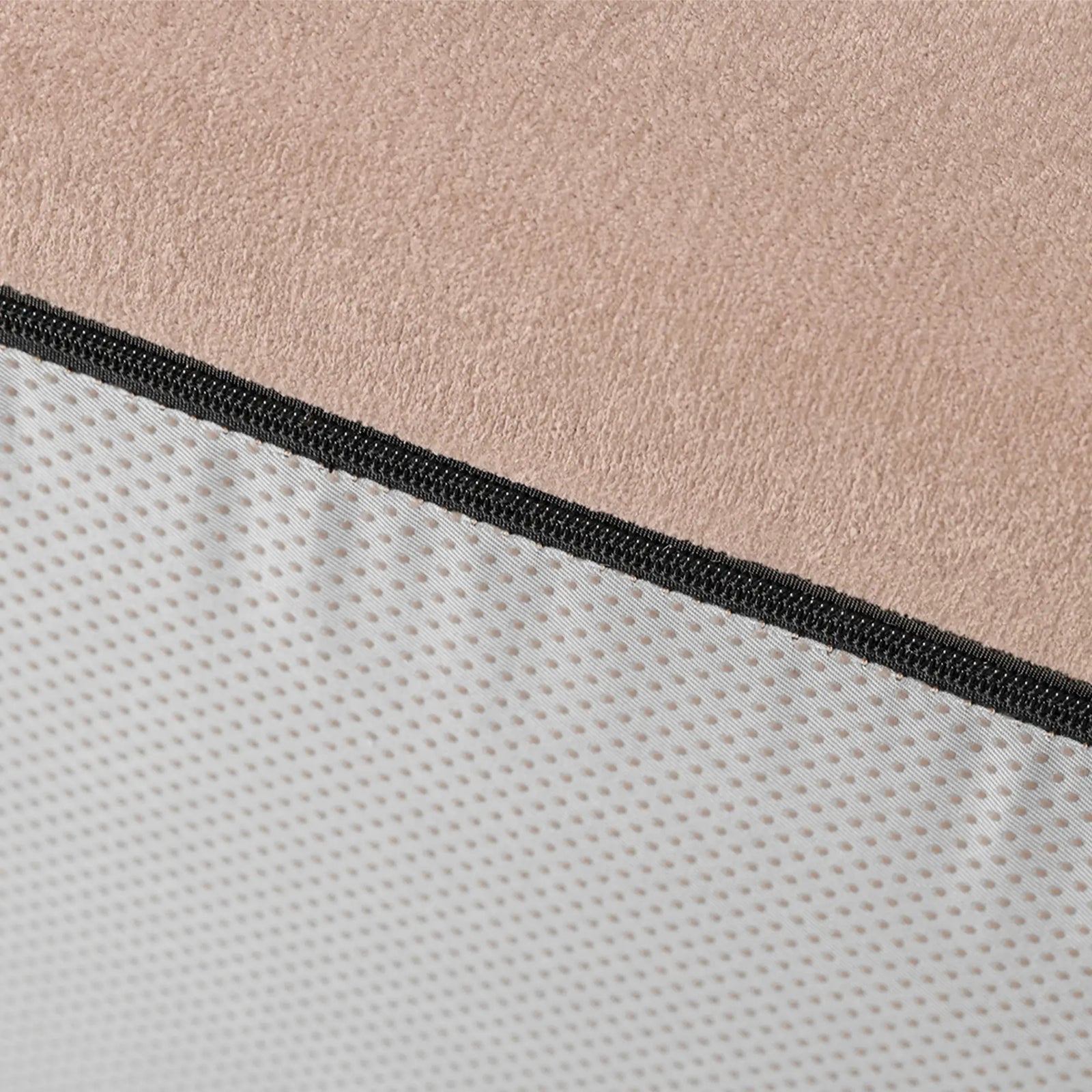 Sofá modular de dos plazas Matrix, color marrón | 2 piezas, tela Cloud Velvet, para espacios pequeños