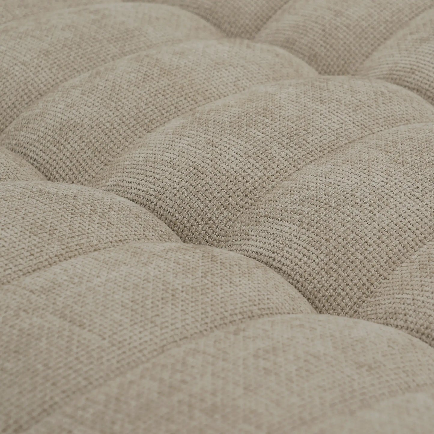 Essential Classic Floor Sofas | Khaki Chenille and Linen Couch Sectionals 6-seaters
