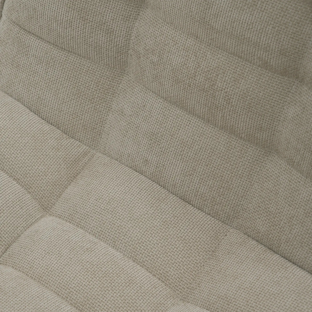 Essential Classic Floor Sofas | 3-Piece Khaki Chenille and Linen Sofa Sets 6-Seater
