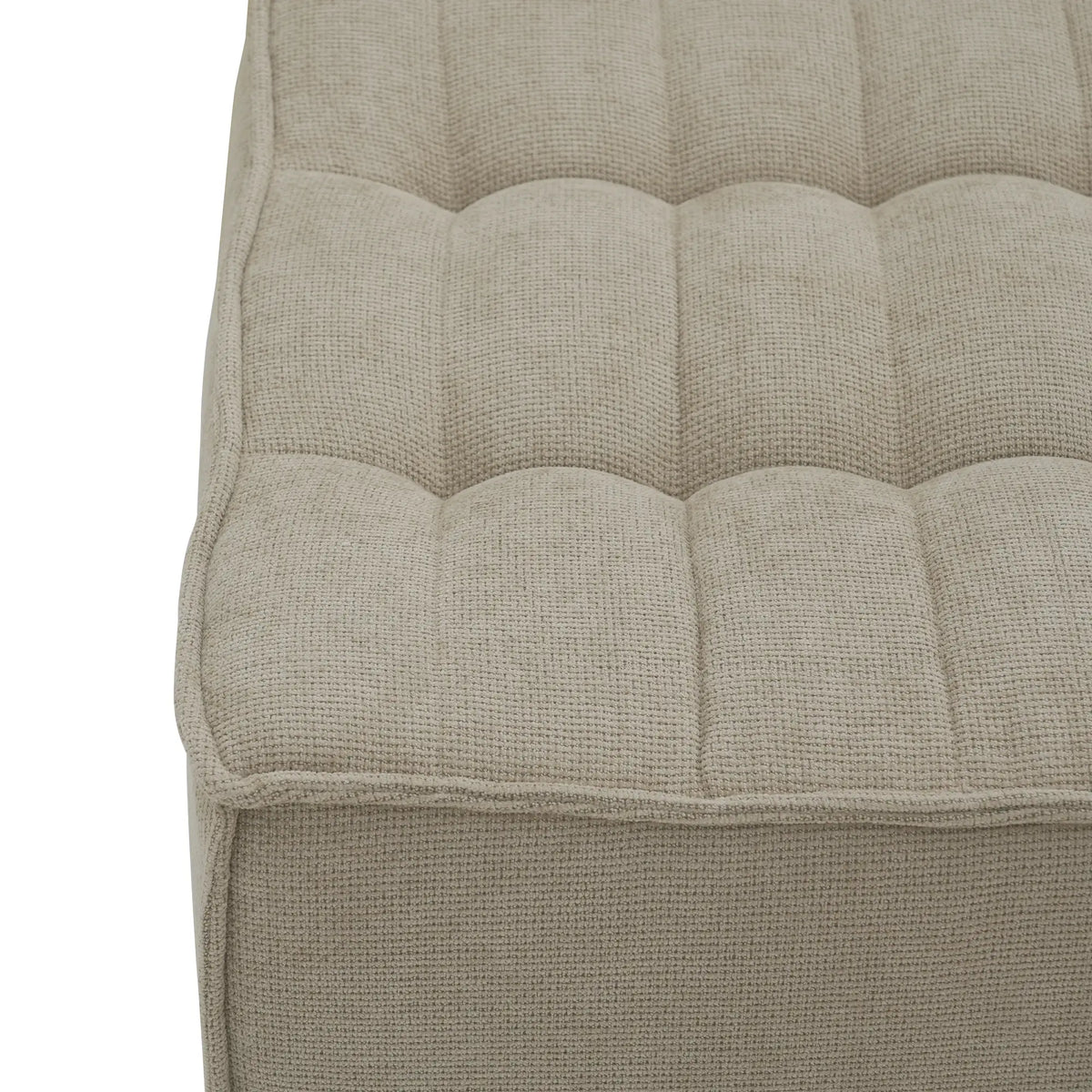 Essential Classic Floor Sofas | 3-Piece Khaki Chenille and Linen Sofa Sets 6-Seater