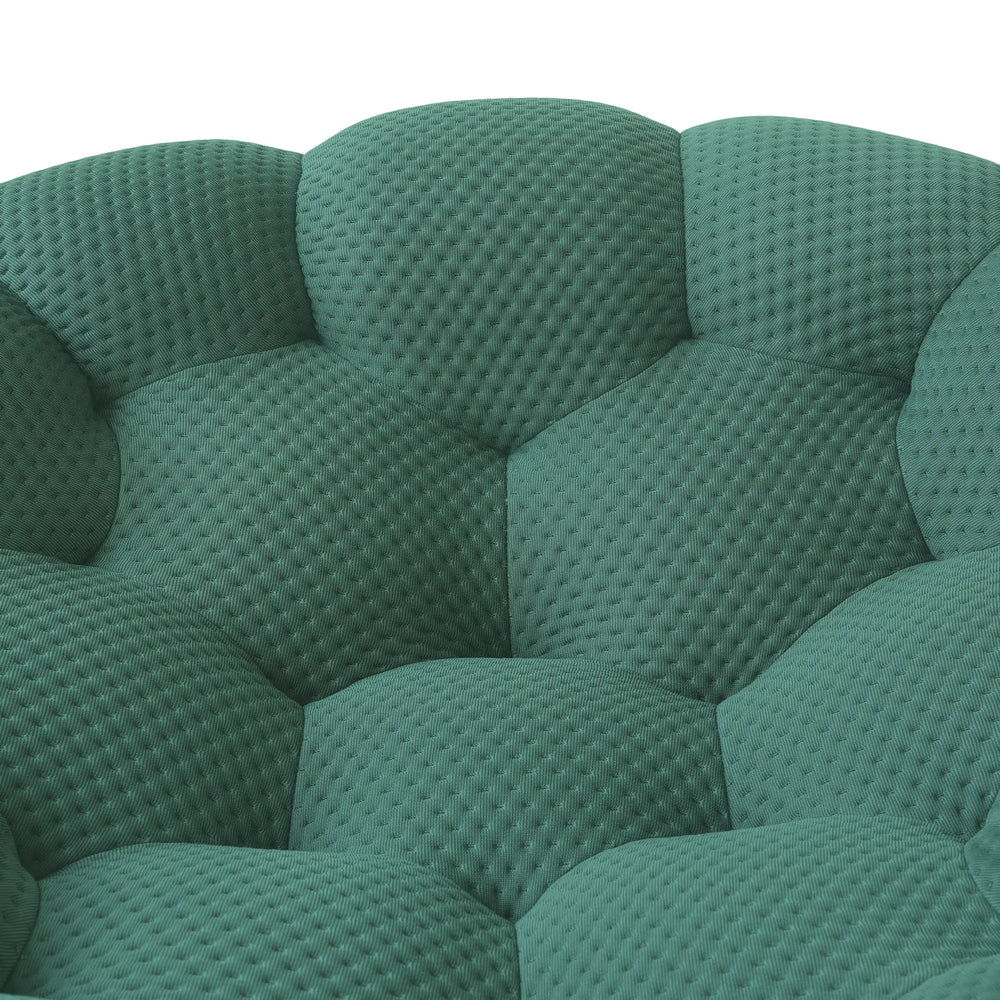 Essential Floor Sofas | Green 3D Knitted Fabric Single Seat 1-seater