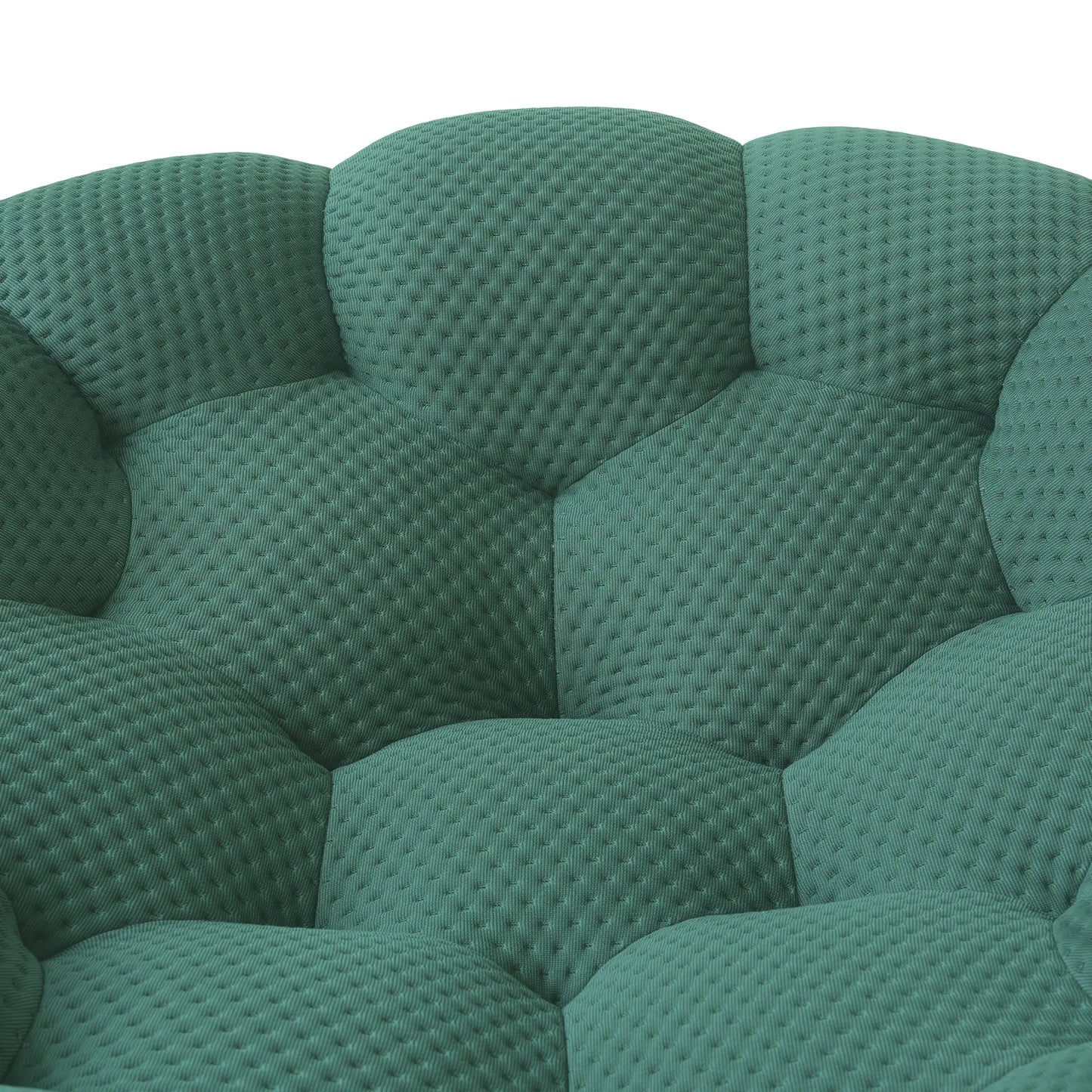 Essential Floor Sofas | Green 3D Knitted Fabric Single Seat 1-seater