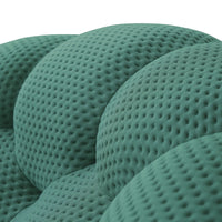 Essential Floor Sofas | Green 3D Knitted Fabric Single Seat 1-seater