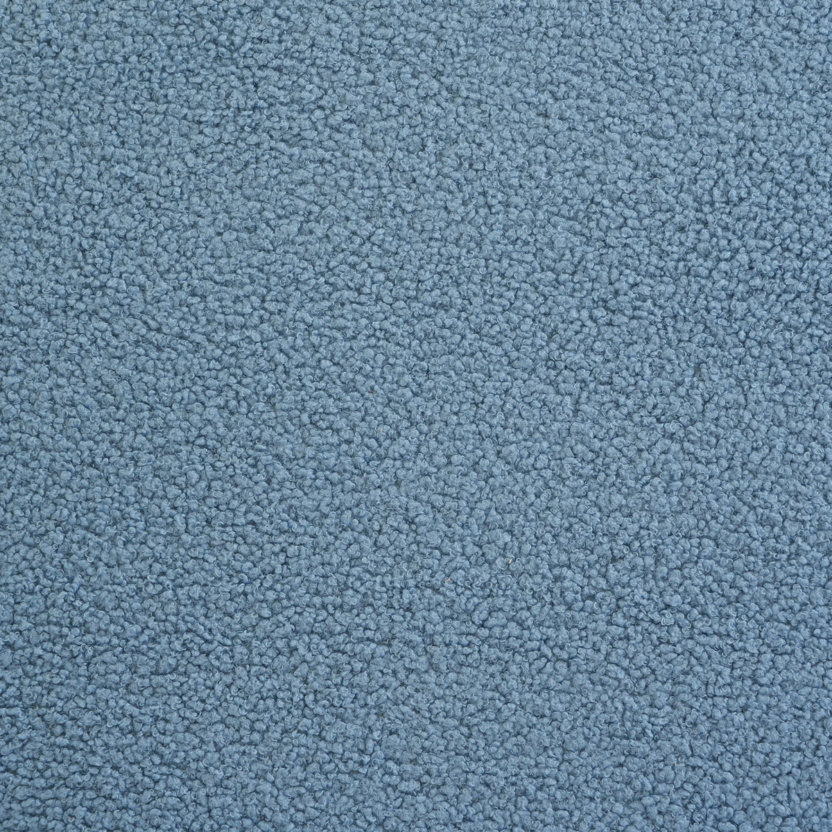 Essential Cloud Boneless Sofas | 1-Piece Teddy Velvet Blue Loveseats 3-Seater