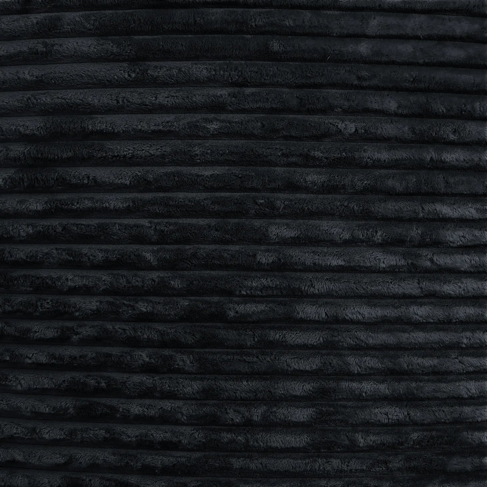 Essential 1-Seater black Corduroy Single Sofa | 1-Piece, Corduroy Fabric, Small Space