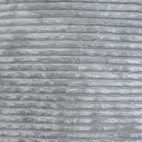 Sofás Essential Round Boneless | Sofá individual de una plaza, de tela afelpada, color gris claro