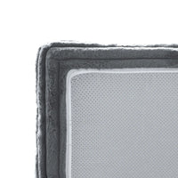 Essential Chaise Boneless Sofas | 1-Piece Corduroy Light Grey Single Sofa 1-Seater