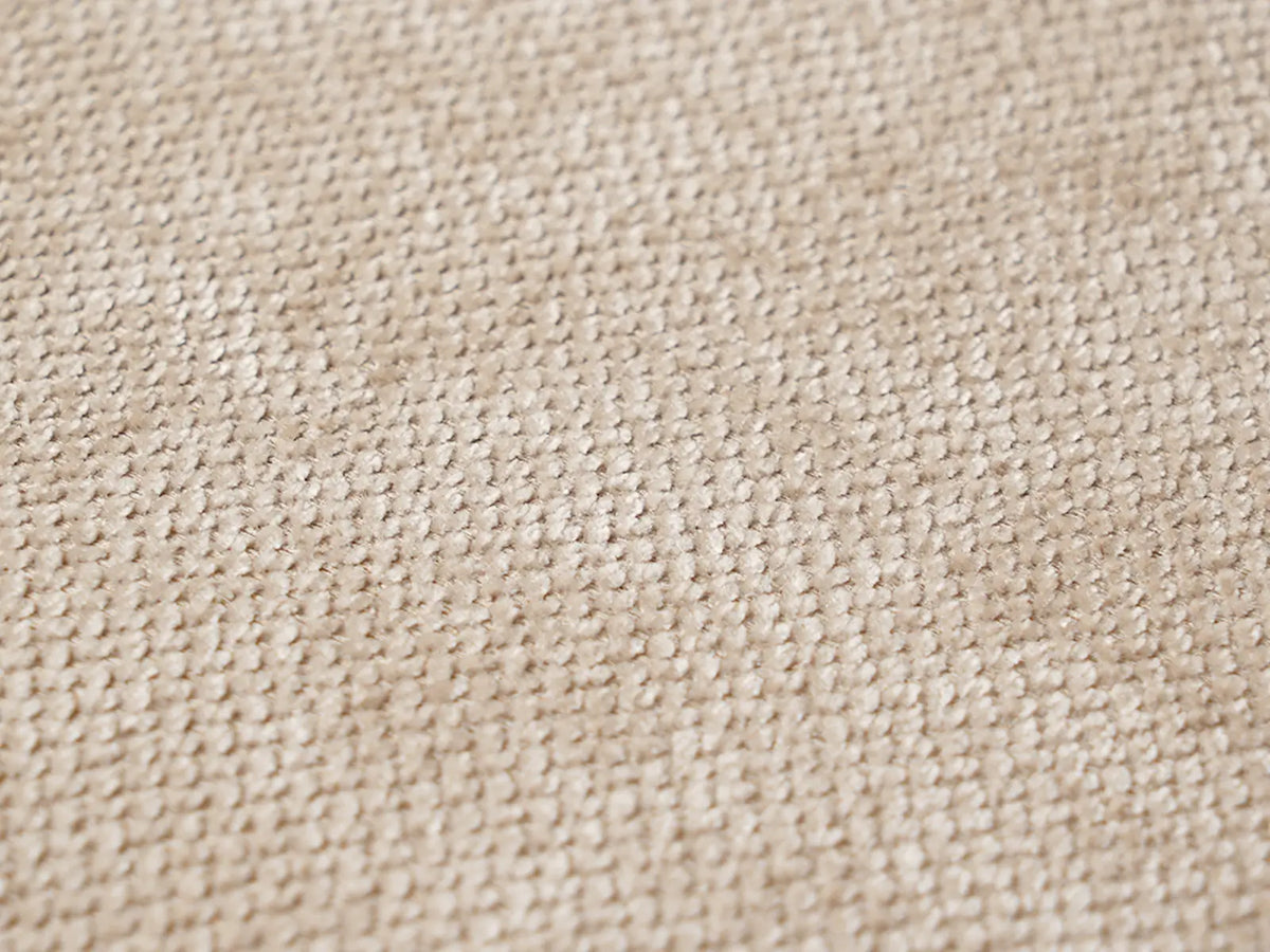 Deluxe Slope Cloud Sectional Sofa Covers | Khaki Chenille and Linen Sofa Cover for 4-Seater with 2-Ottomans