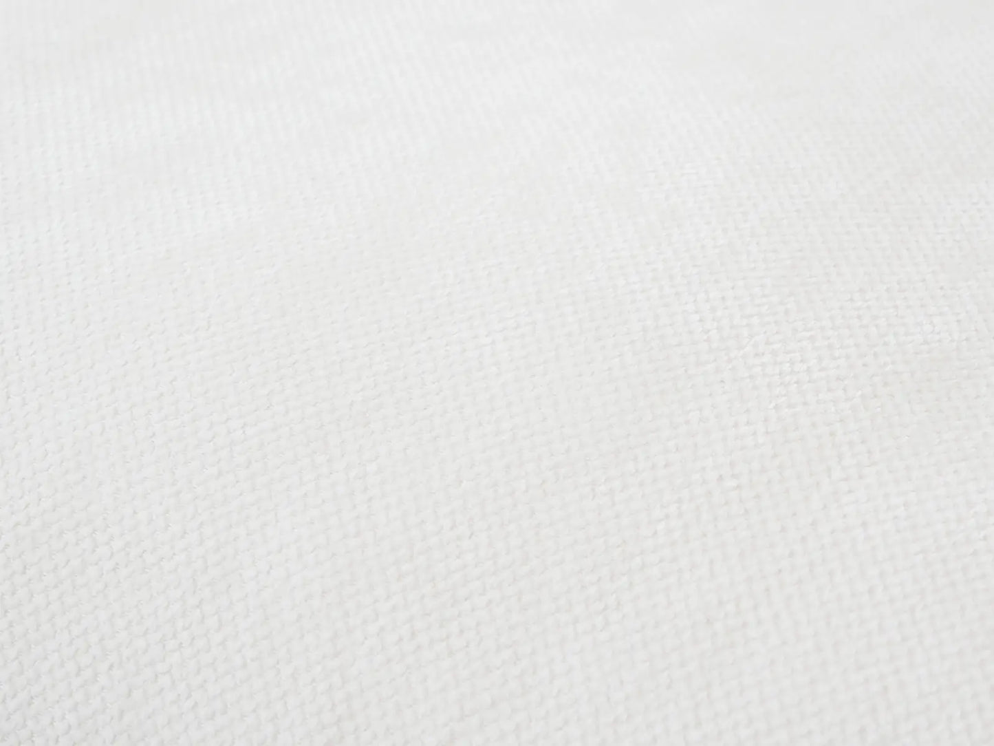 Deluxe Slope Cloud Sectional Sofa Covers | White Chenille and Linen Sofa Cover for 4-Seater with 2-Ottomans