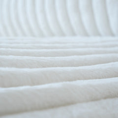 Fundas de sofá seccional Deluxe Classic Cloud | Fundas de sofá de felpa beige para 6 plazas con 2 otomanas