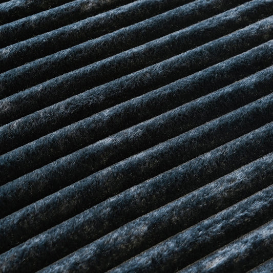 Deluxe Classic Cloud Sectional Sofas Covers | 4-Seater With 2 Ottomans Plush Fabric Black Sofa Covers