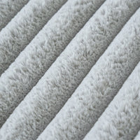 Deluxe Classic Cloud Sectional Sofas | Light Grey Plush Fabric U shaped Sectionals 4-seaters