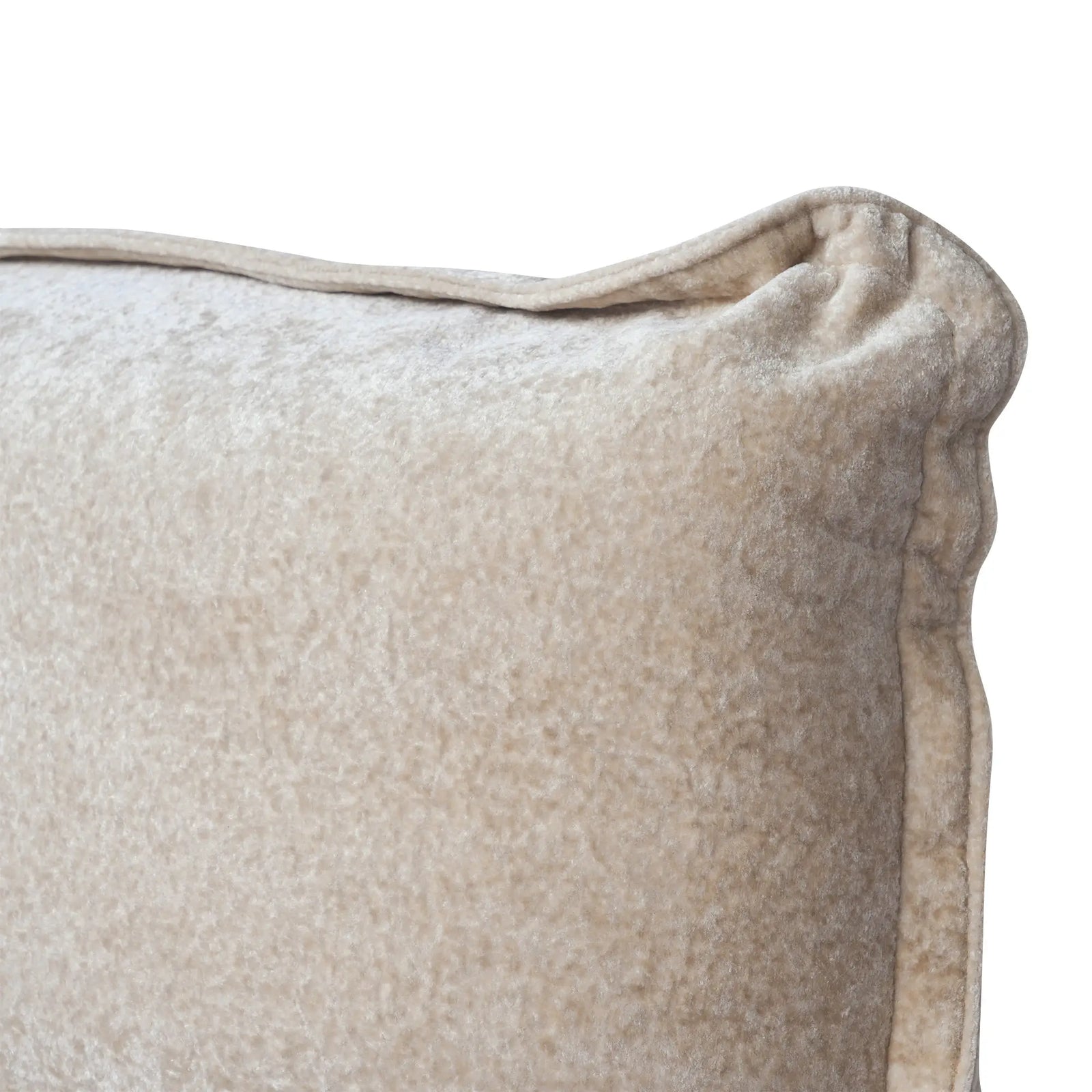 Sofá modular de dos plazas Deluxe Cloud, color marrón | 2 piezas, tela de terciopelo, ideal para apartamentos.
