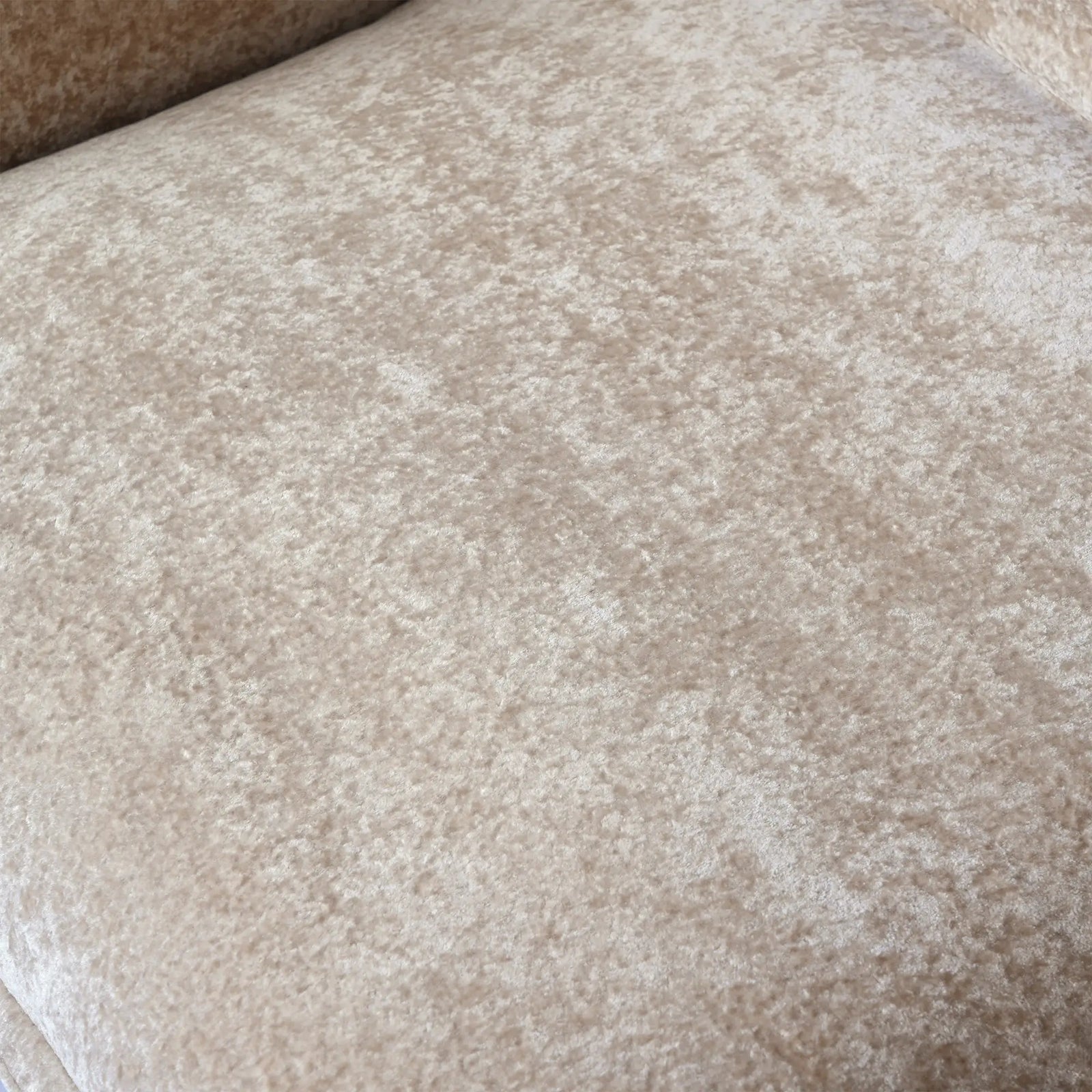 Sofá modular de dos plazas Deluxe Cloud, color marrón | 2 piezas, tela de terciopelo, ideal para apartamentos.