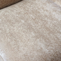 Deluxe Urban Cloud Sectional Sofas | 1-Piece Velvet Brown Ottoman