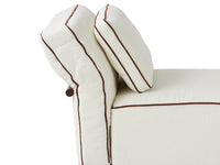 Deluxe Cloud 5-Seater Beige Large Space Sofa-Sets | 6-Piece (Includes 1 Ottoman), Bouclé Sherpa-Like Fabric, Easy To Clean