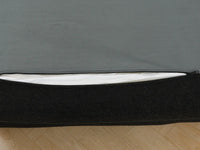 Deluxe Cloud 1-Seater Black Single Sofa | 1-Piece, Bouclé Sherpa-Like Fabric, Living Room Accent, Washable Cushion Covers