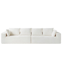 Sofás seccionales Matrix Nook | Loveseats de 2 piezas en pana beige