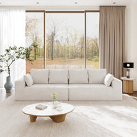 Sofás seccionales Matrix Nook | Loveseats de 2 piezas en pana beige