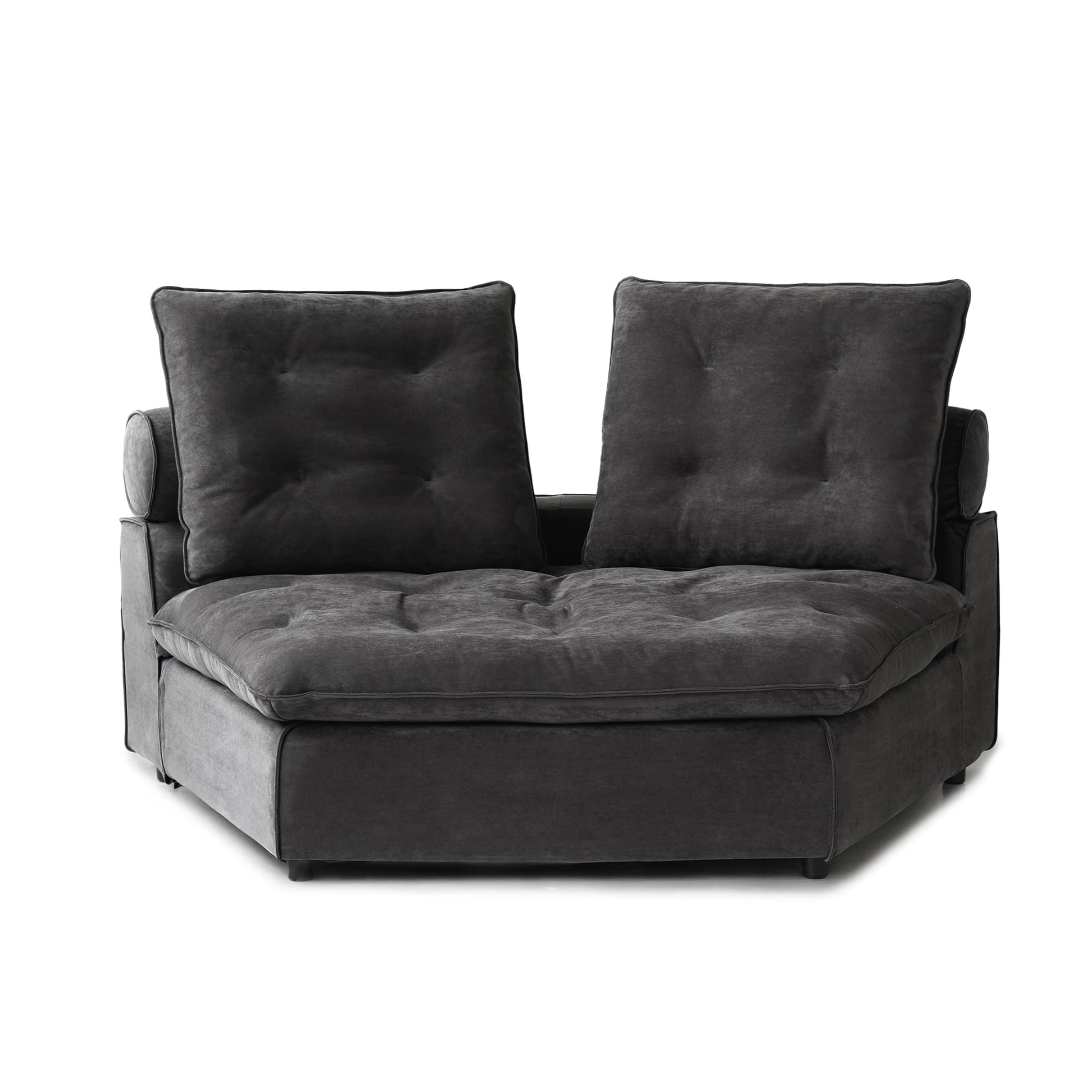 Cloud Modular Sectional Sofa, Luxury Velvet Couch Sofas for Living Room,74inch Corner Seater