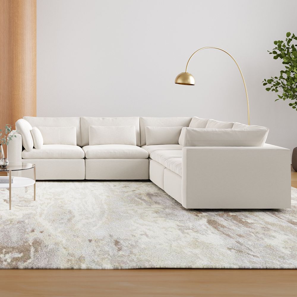 Cloud Couch Comfort: West Elm Harmony Sectional