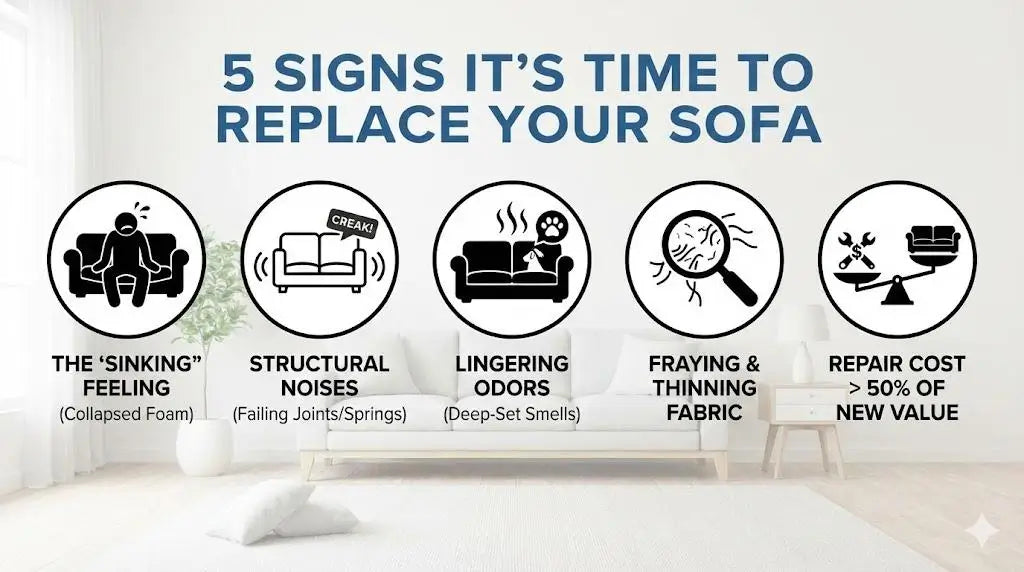 5 Signs tell u it is the time to change a new sofa  WJS Home
