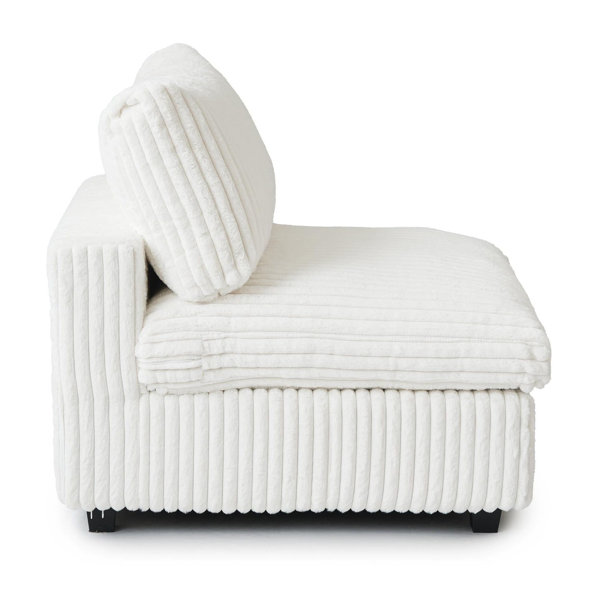Cloud Couch Modular Sectional Sofa,157" Oversized U Shaped Couch with Ottoman,6 Seater Convertible Sofa,Comfy Plush Couches for Living Room,Covers Washable&amp;Replaceable (White)