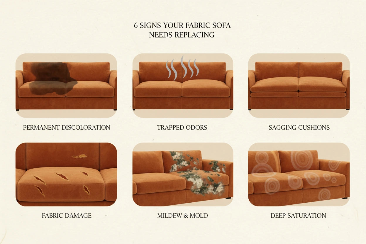 6 Signs Your Fabric Sofa Needs Replacing
