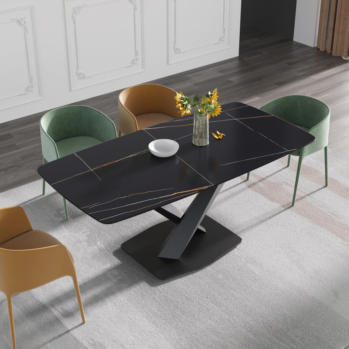 71 Matte Black Rectangular With Curved Edge_5