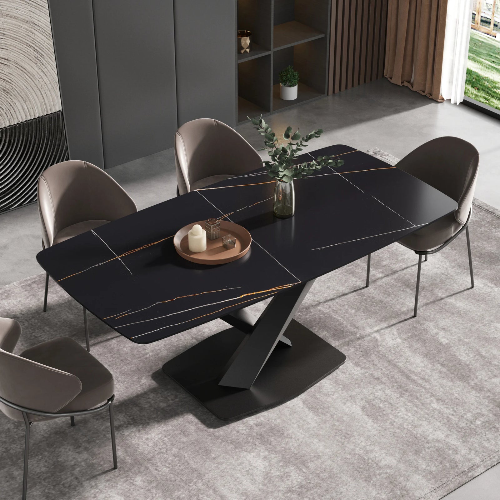 71 Matte Black Rectangular With Curved Edge_7
