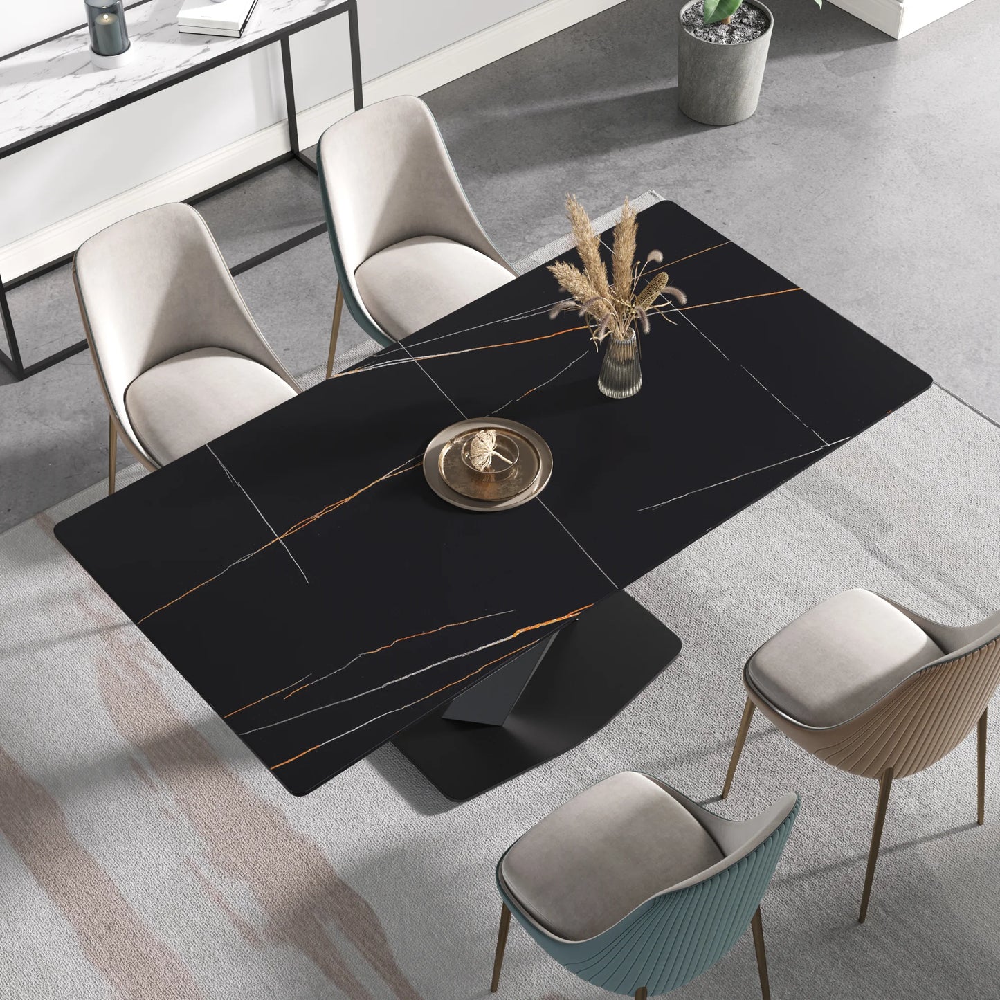 71 Matte Black Rectangular With Straight Edge_3