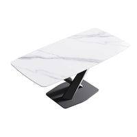 71 White Gloss Rectangular With Curved Edge_11