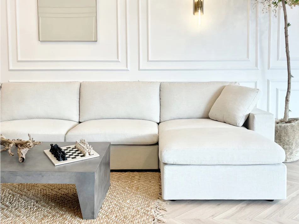 7th Avenue L Shaped Cloud Couch Best for Active Families