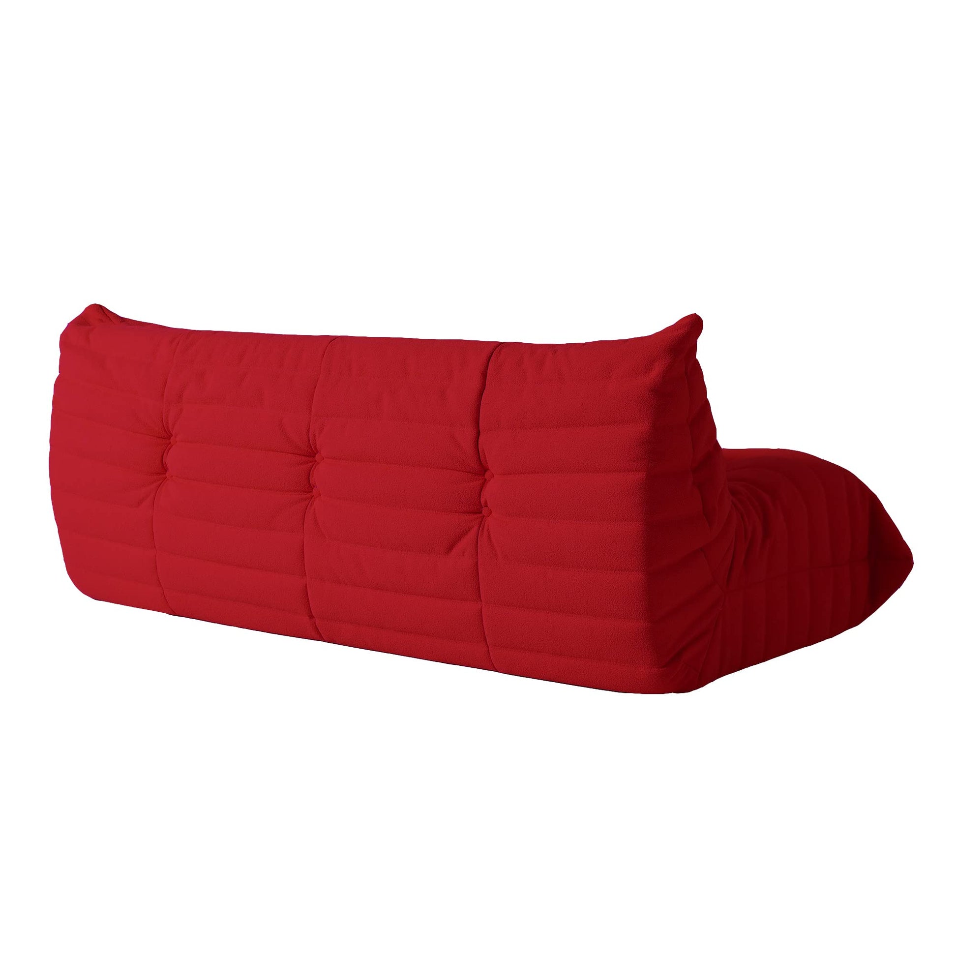 Lazy Floor Sofa, 89 inch Soft Teddy Velvet 3 Seat Minimalist Couches, Tatami Sofa, Fireside Chair, Corner Relax Couch for Living Room Bedroom Salon Office Floor Lounge(3 Seat, Blue)