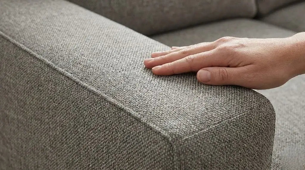 A comfrotable sofa with durable frame construction  WJS Home