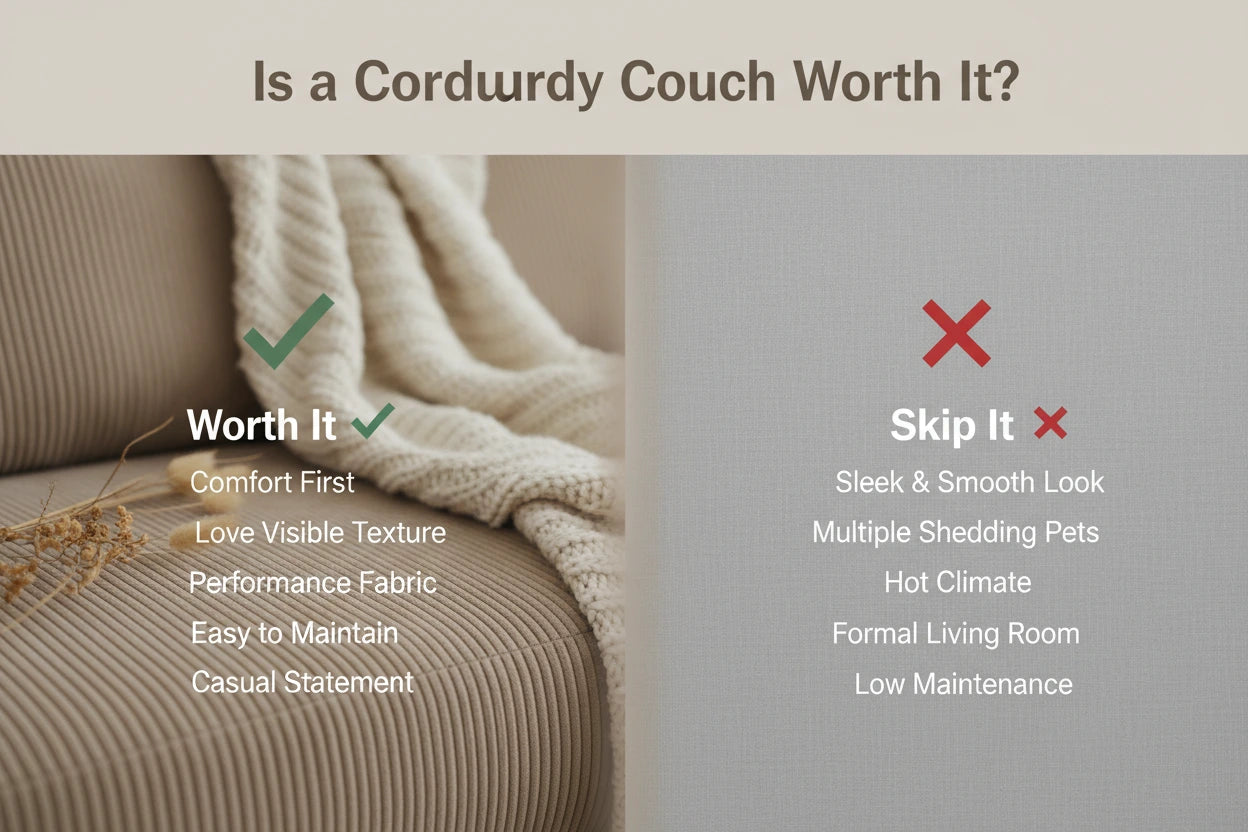 is a cordurdy couch worth it