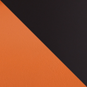 Orange & Black & PU Leather